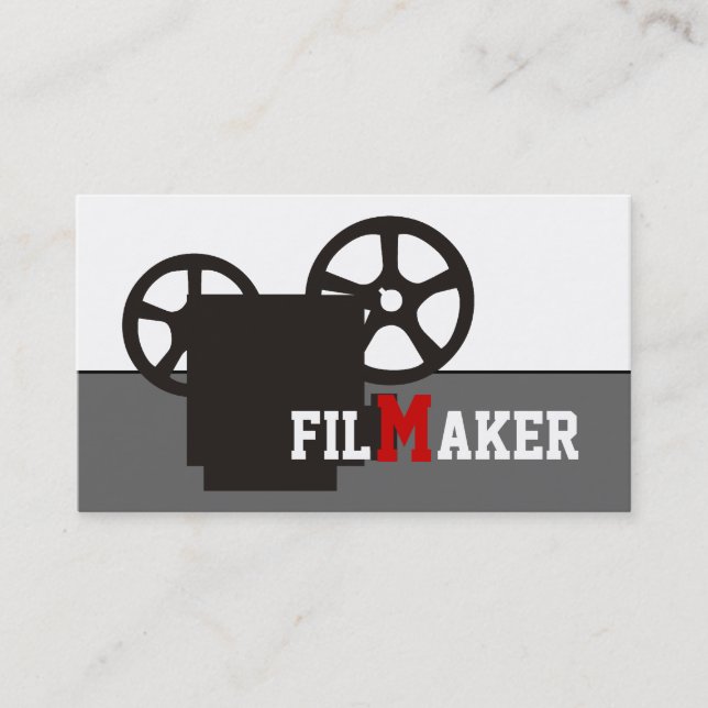 Film maker/director/Movie maker business cards (Front)