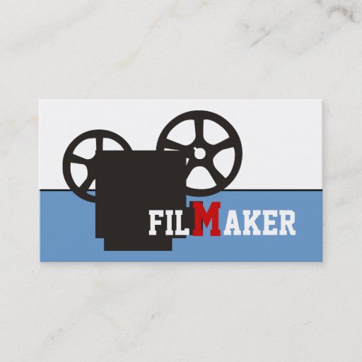 Customizable Film maker/director/Movie maker business cards