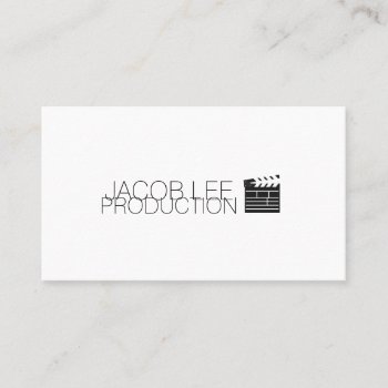 Film-maker  Movie Director Business Card by ArtisticEye at Zazzle