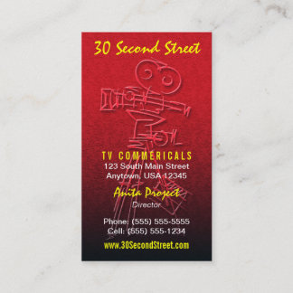 Film Maker / Videographer Business Card