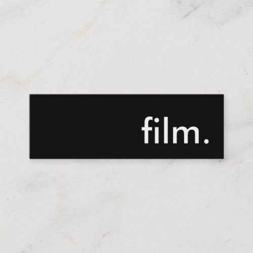 film mini business card
