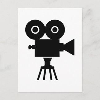 Film movie camera postcard