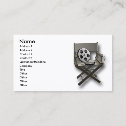 film_movie business cards