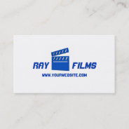 Film Movie Maker Director Producer Business Card at Zazzle
