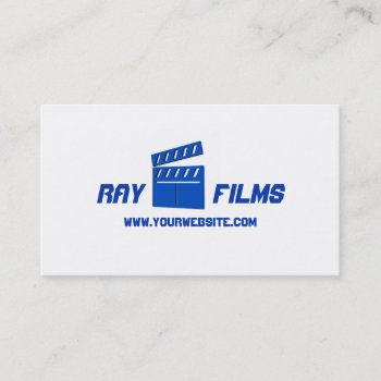 Film Movie Maker Director Producer Business Card by imageO at Zazzle