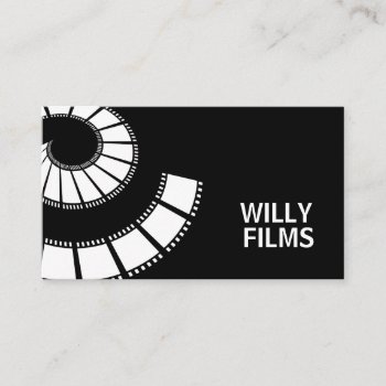 Film Movie Maker Director Videographer Business Card by ArtisticEye at Zazzle