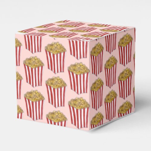 Film Movie Night Sleepover Buttered Popcorn Tub Favor Boxes