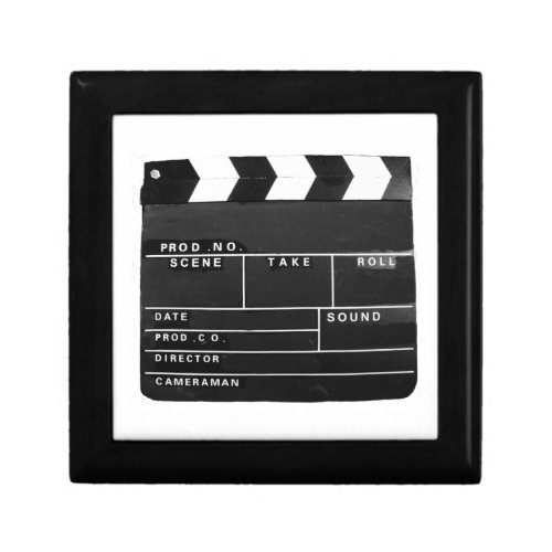 Film Movie Video production Clapper board Jewelry Box