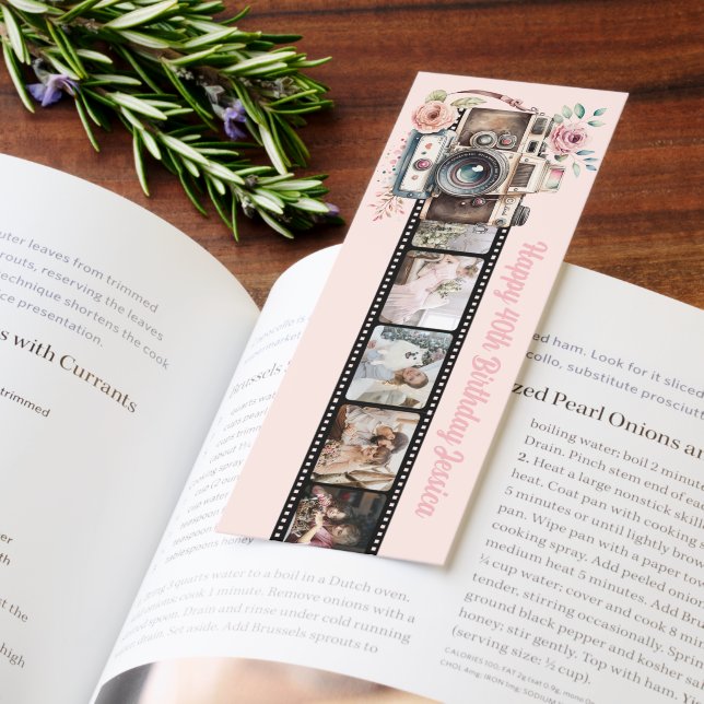 Film Negative Birthday Photo Bookmarks (Book)
