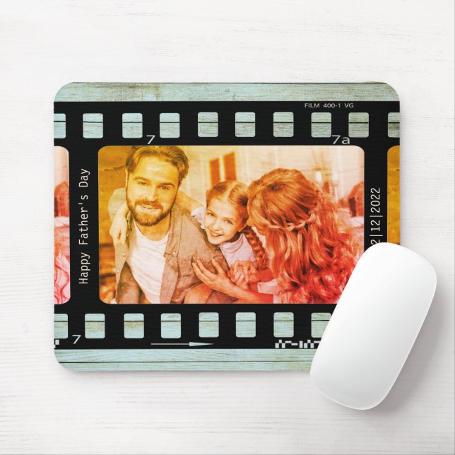 Film Negative Your Own Picture 35mm Movie Dad Gift Mouse Pad (With Mouse)