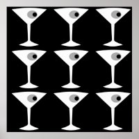 Film Noir Another Martini Poster | Zazzle