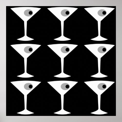 Film Noir Another Martini Poster