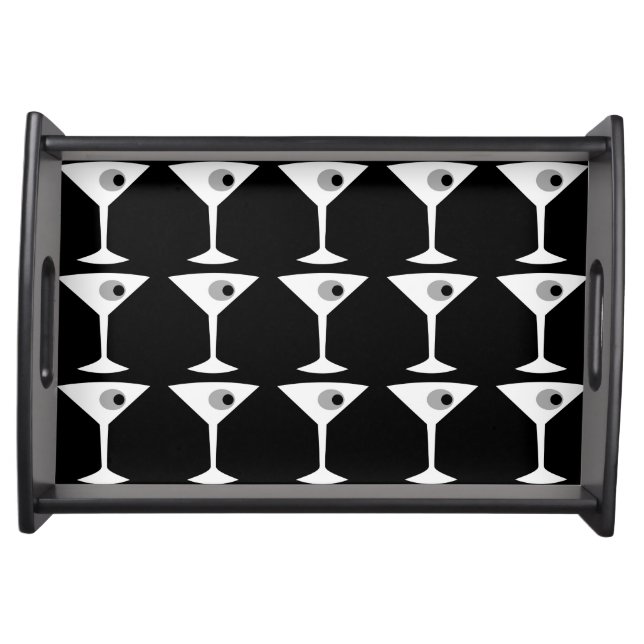 Film Noir Another Martini Serving Tray (Front)