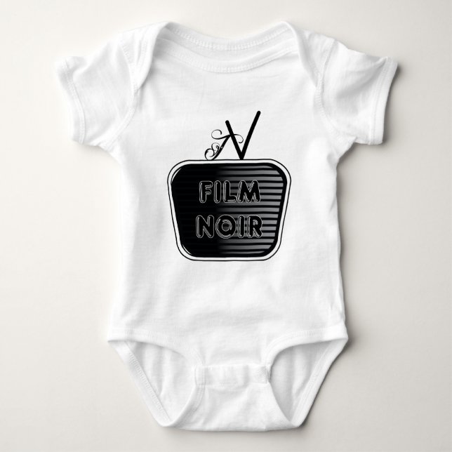 Film Noir Baby Bodysuit (Front)