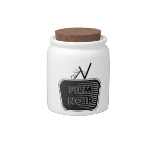 Film Noir Candy Jar