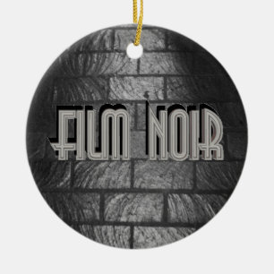 Film Noir Ceramic Ornament