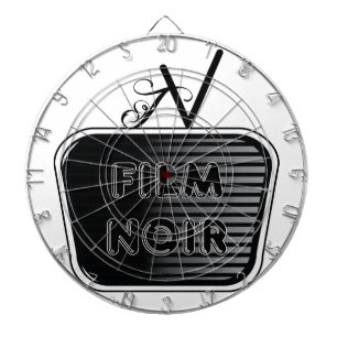Film Noir Dartboard With Darts