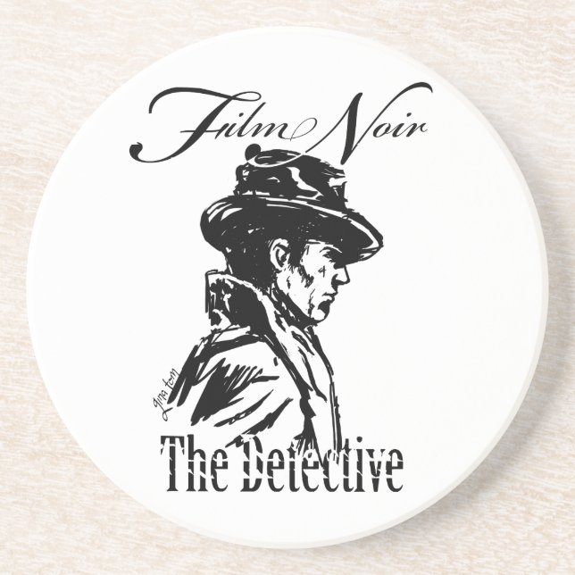 Film Noir Detective Coaster (Front)