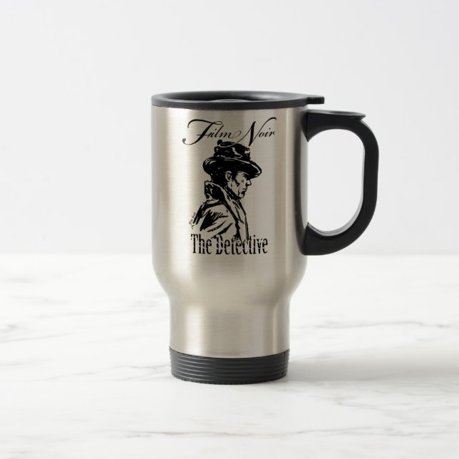 Film Noir Detective Travel Mug (Right)