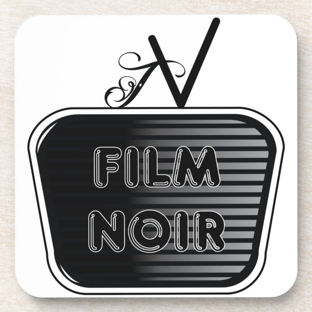 Film Noir Drink Coaster (Front)