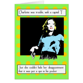 Film Noir: Girl With Gun (Pop Art) Cards