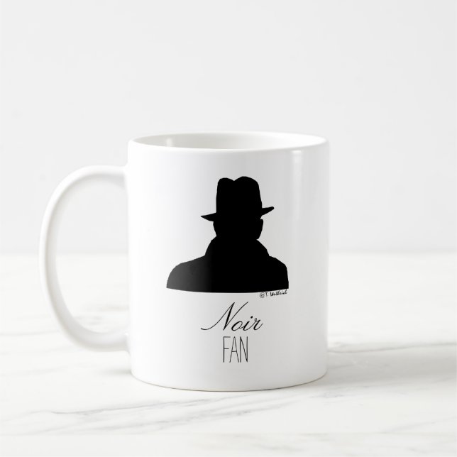 Film Noir Lover Classic Film Fan Coffee Mug (Left)