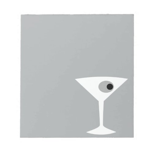 Film Noir Martini Glass Notepad