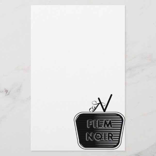 Film Noir Stationery (Front)