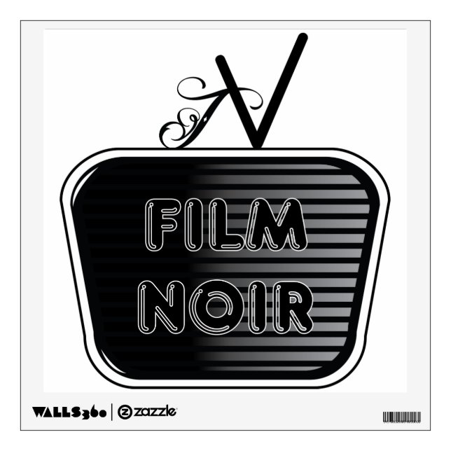 Film Noir Wall Sticker (Front)