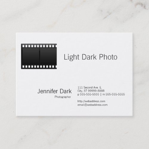 Film Photo Photographer Business Card Templates