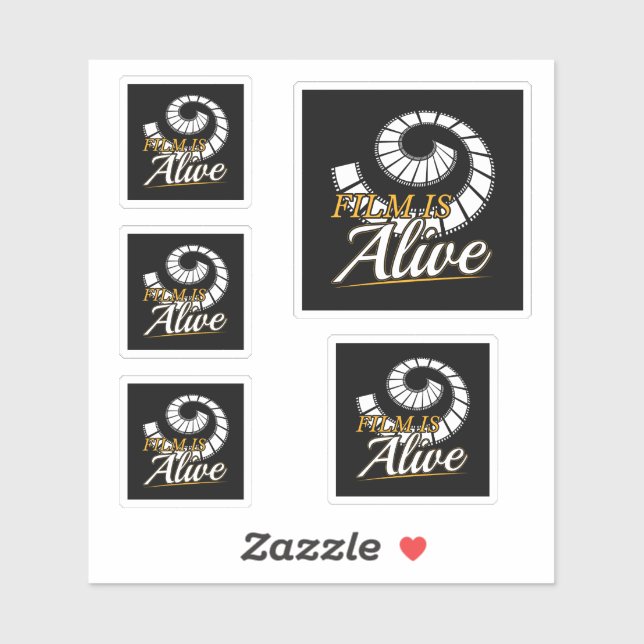 Film Photography - Film is Alive Photographer Sticker (Sheet)