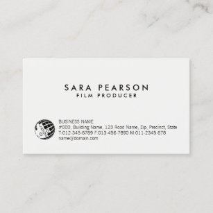 Film Producer Entertainment Business Card