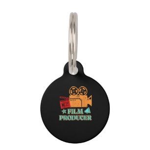 Film Producer Movie Director Acter Arts Acting Pet ID Tag