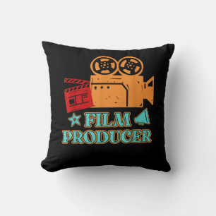 Film Producer Movie Director Acter Arts Acting Throw Pillow