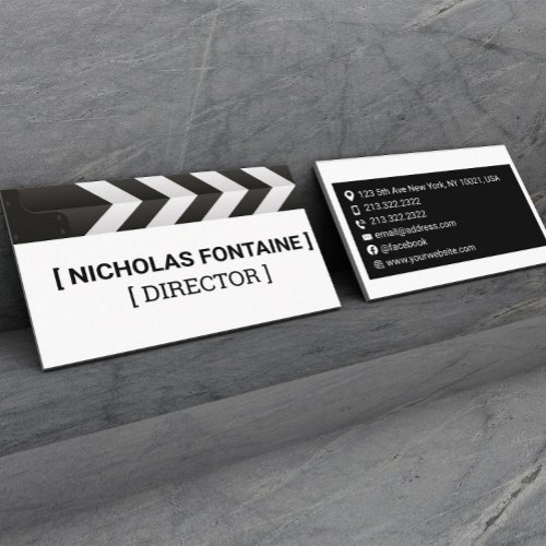 Film Production Manager and Director  Business Card