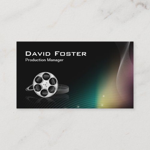 Film Production Manager Director Producer Cutter Business Card