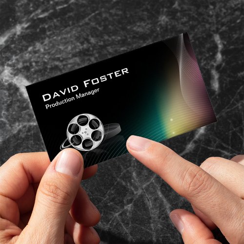 Film Production Manager Director Producer Cutter Business Card