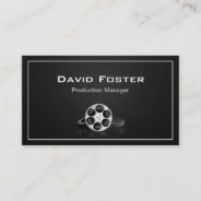 Film Production Manager Director Producer Cutter Business Card at Zazzle