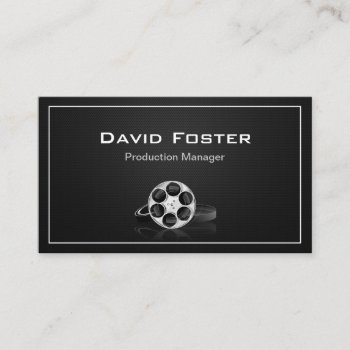 Film Production Manager Director Producer Cutter Business Card by CardHunter at Zazzle