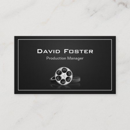 Film Production Manager Director Producer Cutter Business Card