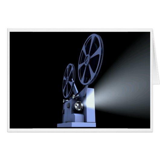 Film Projector Blank Card (Front Horizontal)