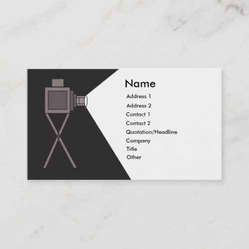 Film Projector Business Card