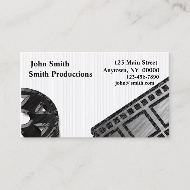 Film Reel Business Card (Front)