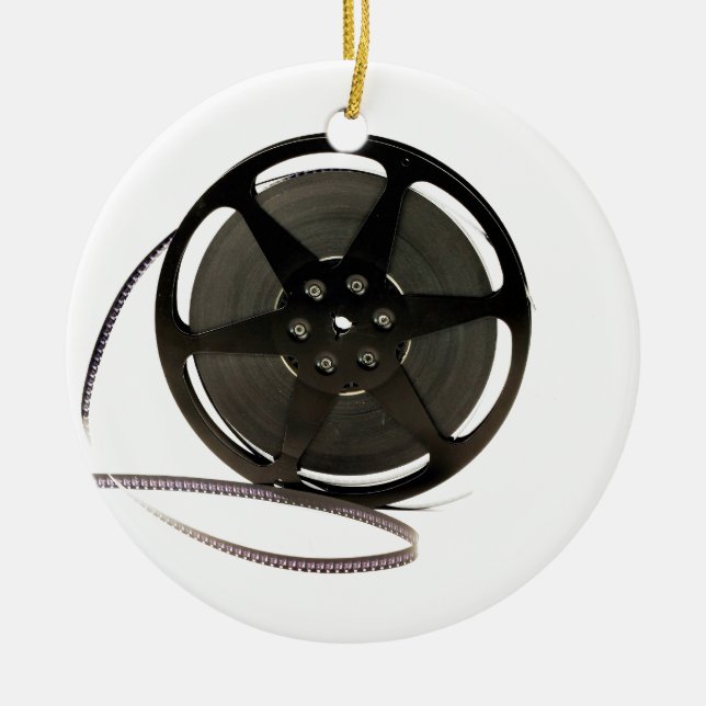 Film reel ceramic ornament (Front)