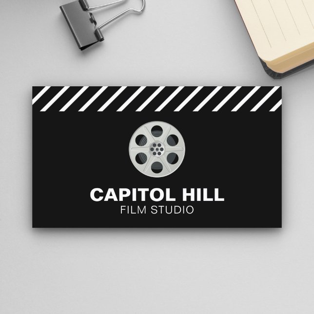 Film Reel | Film Studio | Professional Film Maker Business Card (Creator Uploaded)