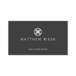 Film Reel Logo, Film and Video Editor Black Business Card Film Reel Logo, Film and Video Editor Black Business Card