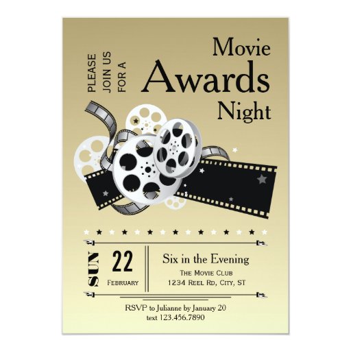 Movie Reel Invitations 4