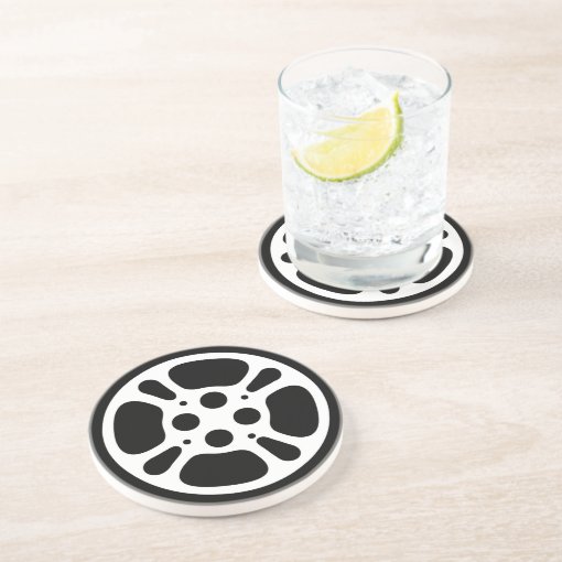 Film Reel / Movie Reel Coaster | Zazzle