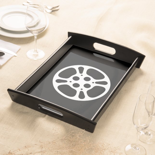 Film Reel / Movie Reel Home Theater Serving Tray (Front)