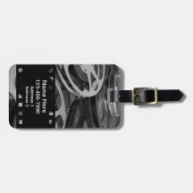 Film Reel / Movie Reel Luggage Tag